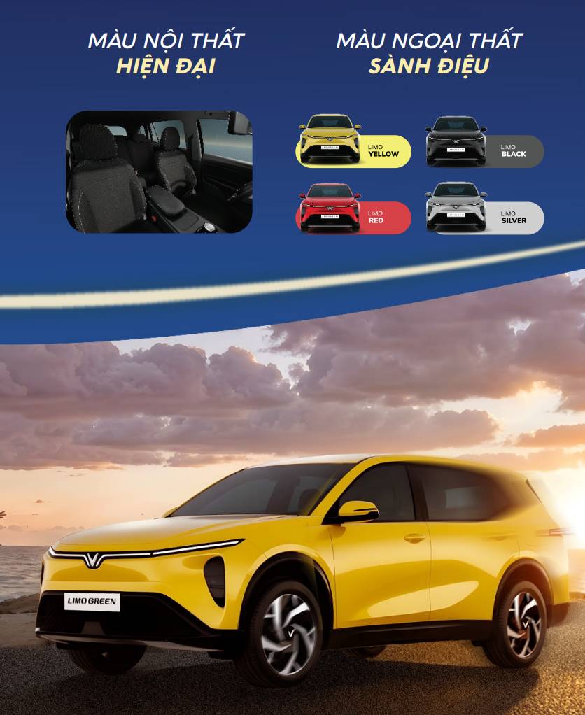 Ưu đãi sở hữu Vinfast Limo Green