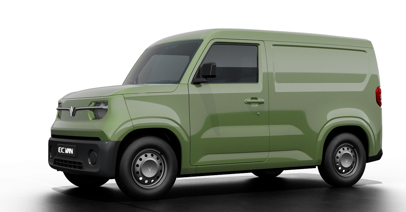 Vinfast EC VAN - Màu Xanh Lá
